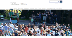 Desktop Screenshot of holynameofmary.org