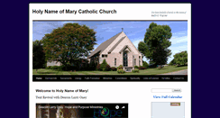 Desktop Screenshot of holynameofmary.net